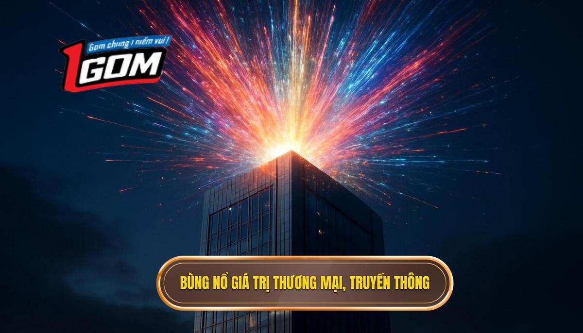Sự bùng nổ về giá trị thương mại và truyền thông
