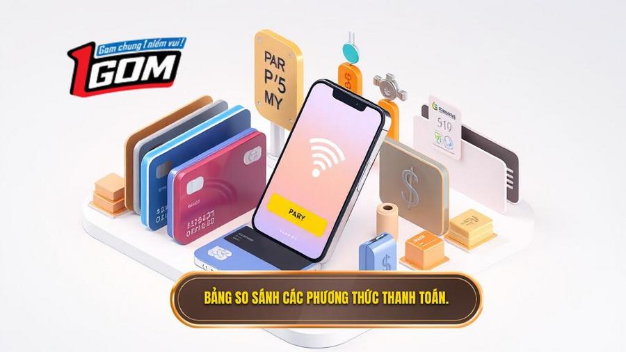 Bảng so sánh các phương thức thanh toán phổ biến hiện nay