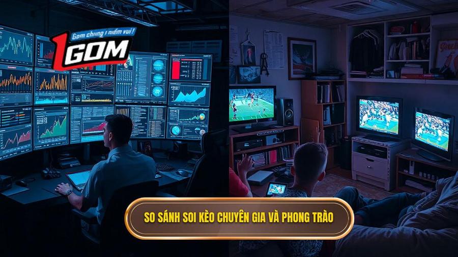 Bảng so sánh phương pháp soi kèo: Chuyên gia vs Người chơi phong trào