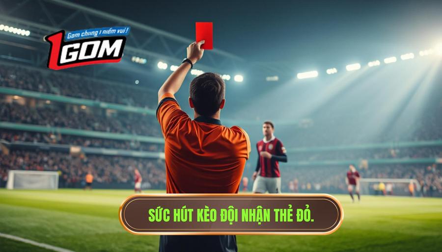 Sức hút kèo đội nhận thẻ đỏ.